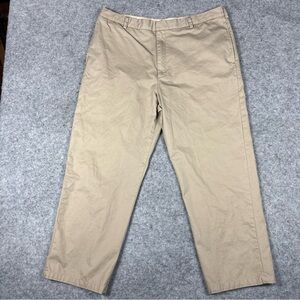 Merona Casual Flat Front Chino Dress Pants‎ Mens 40x30 Beige Khakis